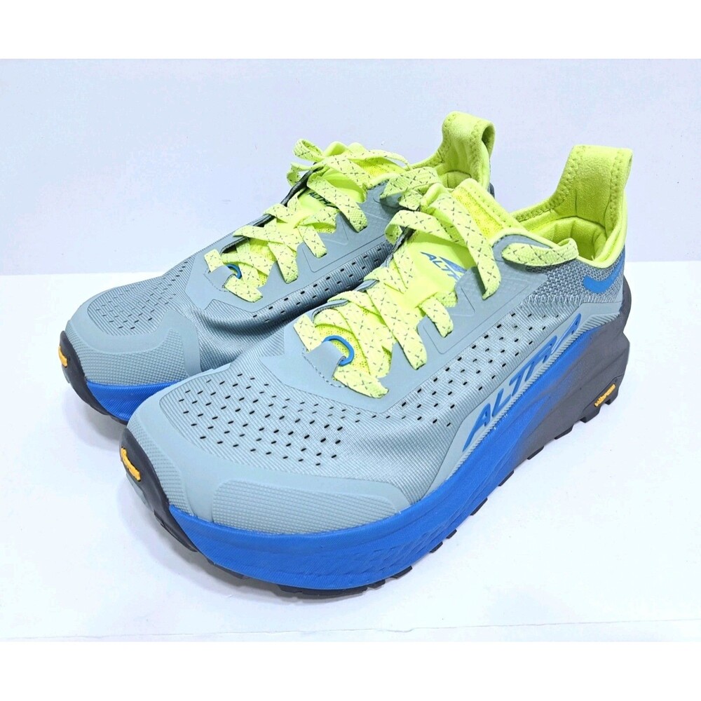 Altra Olympus 6 AL0A85NJ242 Mens Size 9.5 Blue Gray Running Vibram Shoes